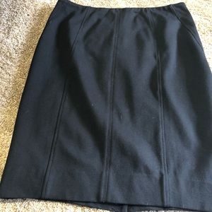 Black pencil skirt